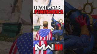 Warhammer 40K Space Marine Finishers All Versions