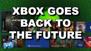 Xbox Goes Back to the Future with an Original Xbox Background