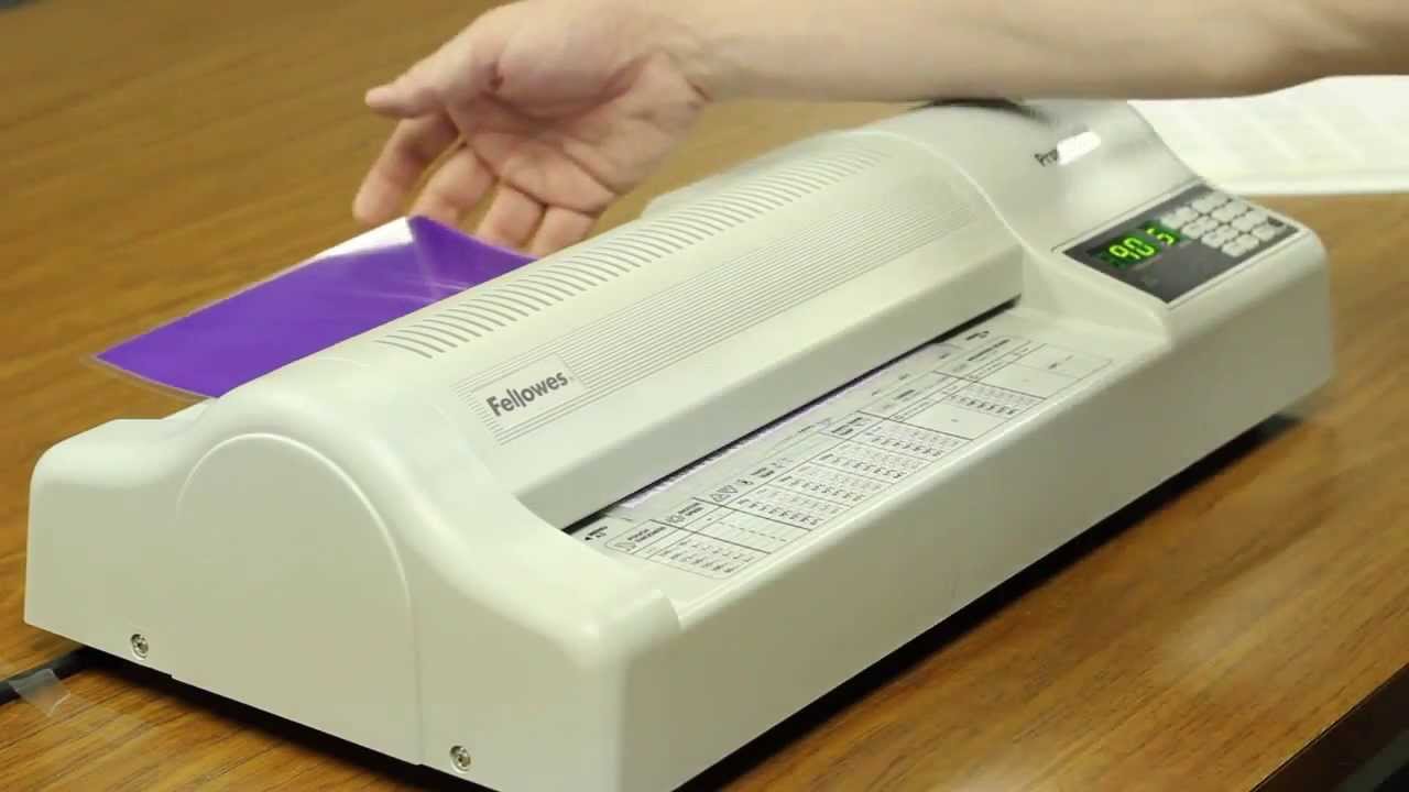 Fellowes Instructional Video for the Proteus 125 Laminator - YouTube