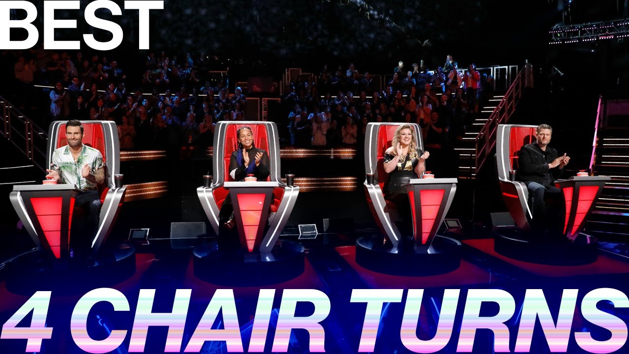 BEST 4 CHAIR TURNS ON THE VOICE BEST AUDITIONS YouTube