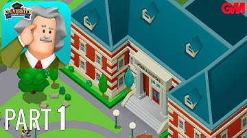 University Empire Tycoon (by Codigames) Android / iOS - walkthrough gameplay part 1