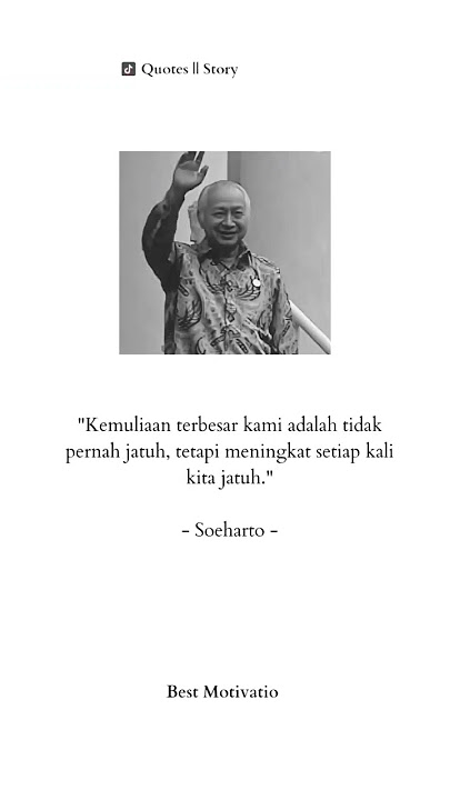 motivasi diri Soeharto #quotes #shortvideo #shorts