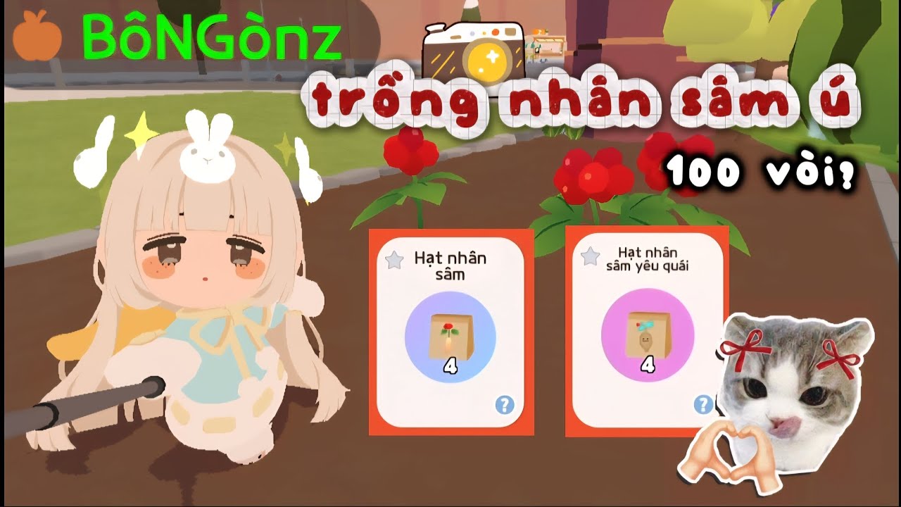 PLAY TOGETHER || Trồng nhân sâm ú || thông báo off YT