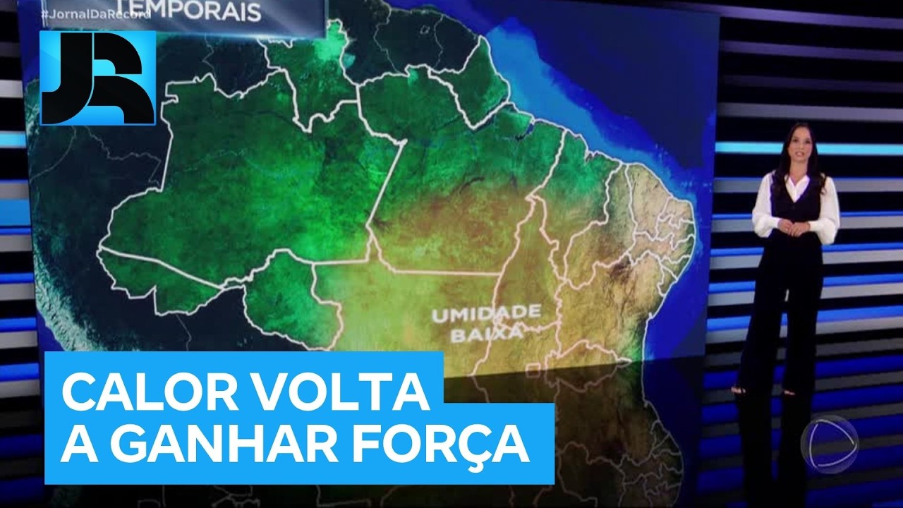 Previsão do Tempo: calor volta a ganhar força em parte do Brasil a partir de quinta-feira (27)