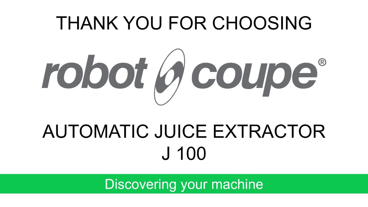 Extracteur de jus automatique 160 L/h - Robot Coupe - J100