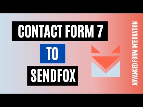 Integrtate Contact Form 7 To Sendfox! 2 Minutes Solution!