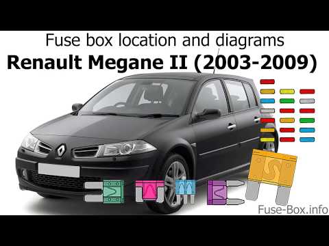 Fuse box location and diagrams: Renault Megane II (2003-2009)