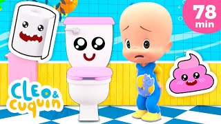 Potty Training Song 🚽 and more Nursery Rhymes by Cleo and Cuquin | Children Songs