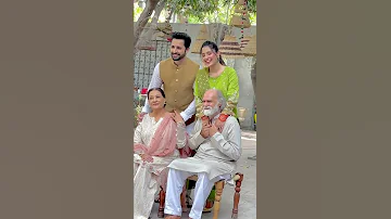 Ayeza danish with their parents #ayezakhan #ayezadanish #danishtaimoor