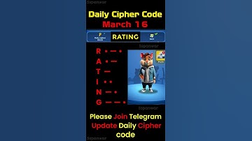 Daily cipher hamster kombat today | 16 March  hamster kombat daily cipher combo | Daily combo