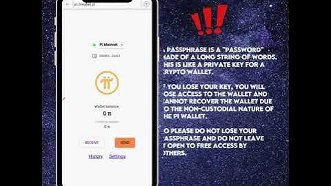 PI WALLET create step by step