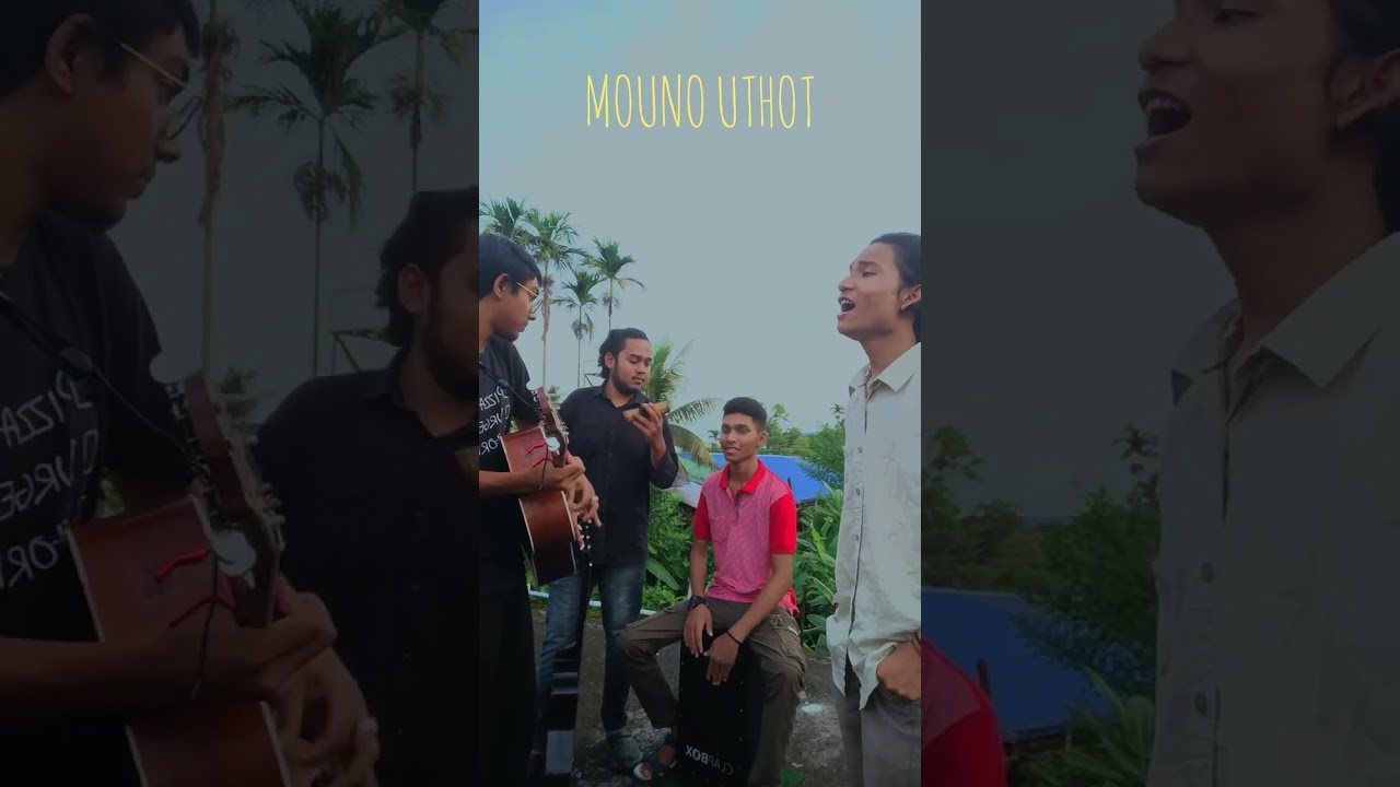 Mouno uthot  prabin borah  cover song