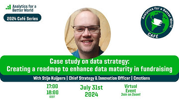 ABW Café: Data strategy for a roadmap to enhance data maturity in fundraising with Stijn Kuijpers