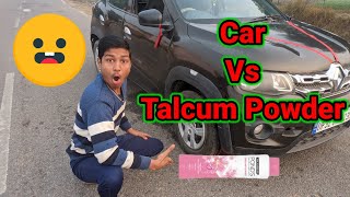 🚘Car Vs Talcum Powder Crushing Talcum Powder By Car Experiment | Science Experiments | Expert XYZ