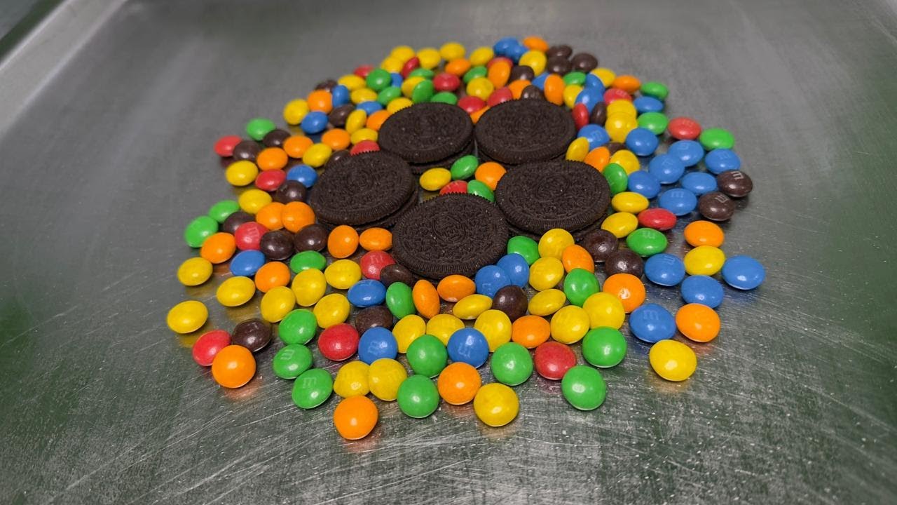 Ice cream Roll | ASMR | M&M's & Oreo