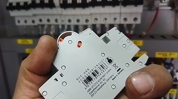 Auxiliary Contact and how it works with MCB?