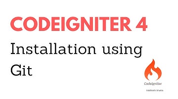 #4 Installation of CodeIgniter 4 using GitHub