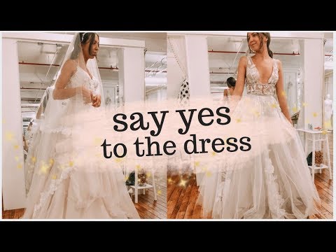 Wedding dress shopping! I said yes to the dress!! Emelyne