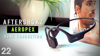 AFTERSHOKZ AEROPEX Bone Conduction Bluetooth Headphones | Unboxing | Manual | Review | Ratings