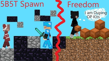 escaping 5b5t spawn and geting stacked stash cords in vid! (need an editor) (no edited)