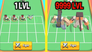 MAX LEVEL in Craft Chainsaw Merge Game