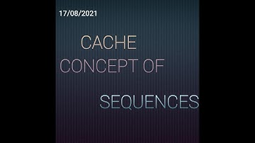 cache concept of sequences in oracle sql