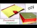 DIY Document Organizer | Back to School Supplies | Cardboard Crafts | Little Crafties