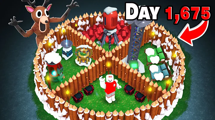 I Built the SAFEST CHRISTMAS BASE in 99 Nights in the Forest!