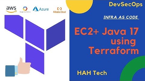 How to create an 🔩 EC2 with Java 17 LTS 🔩 installed by using Terraform