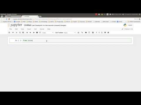 ivisual in Jupyterhub over network