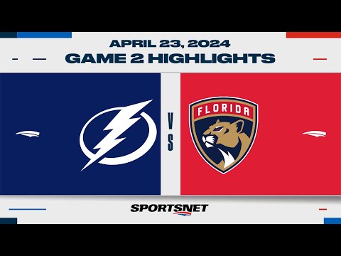 видео: NHL Game 2 Highlights | Lightning vs. Panthers - April 23, 2024