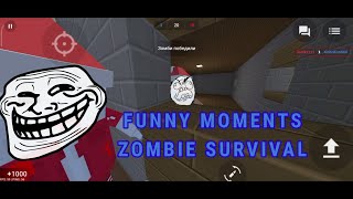 Смешные моменты в зомби выживании блок страйк/funny moments in zombie survival block strike