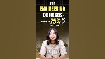 Top Engineering Colleges Without 75% Boards Criteria | Admission With JEE Score| Intellipaat #shorts