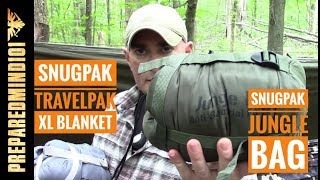 Snugpak Jungle Bag And Travelpak Blanket XL: J-Listed  - Preparedmind101