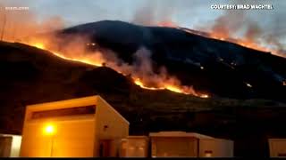 Wildfire burning near Wenatchee now  30 percent contained