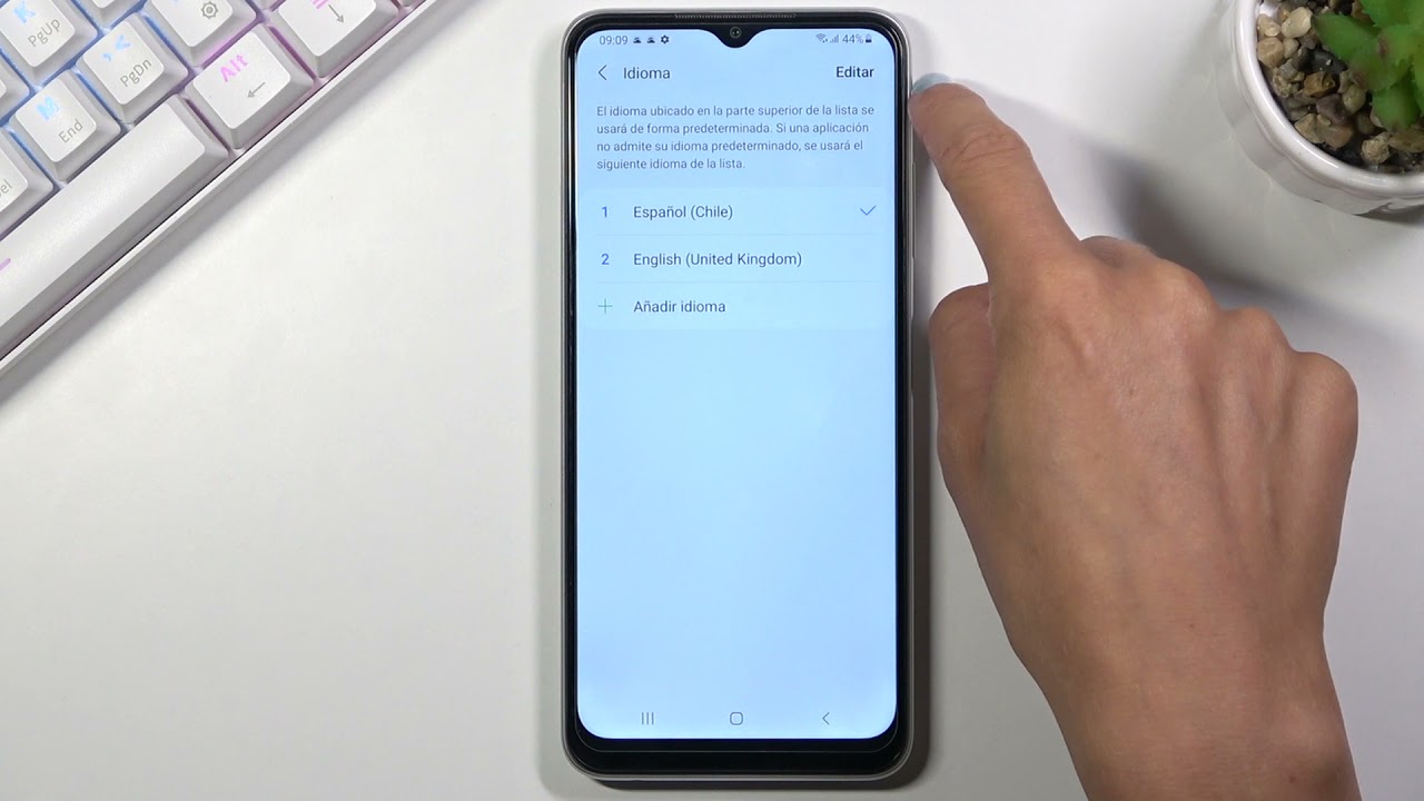 How To Change Language In SAMSUNG Galaxy A22 List Of Languages YouTube