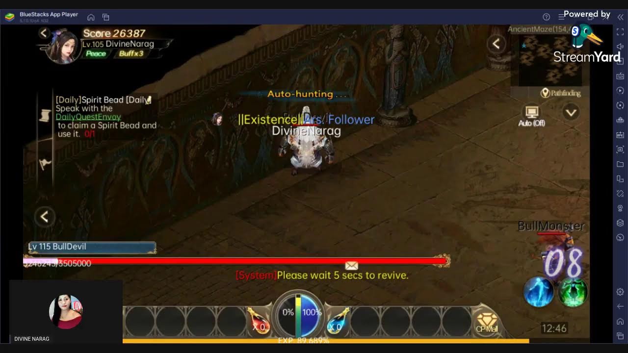 Conquer Online mobile Game live Farming in new sever by Divine Narag 4/21/22