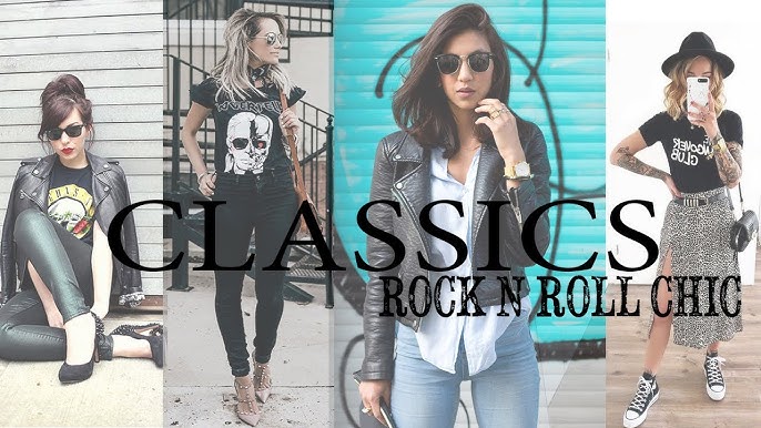 Edgy Rock Chic Capsule - How to get the edgy rock chic look - Indie Sleaze  Aesthetic. 