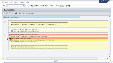 Maintenance View - SAP ABAP
