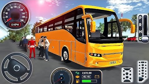 IDBS Bus Driver Simulator | Bus Indonesia Driving Jalan Lintas Sumatra - Android GamePlay part 1
