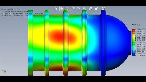 Finite Element Analysis Using Solidworks - Hydrostatic Analysis - Buckling Analysis - #FEA
