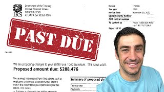 How to respond to an IRS proposed amount due notice – late – Home Sale