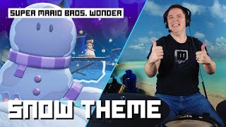 Snow Theme From Super Mario Bros. Wonder On Drums!