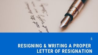 Resigning & Writing a Letter of Resignation | CareerScript screenshot 1
