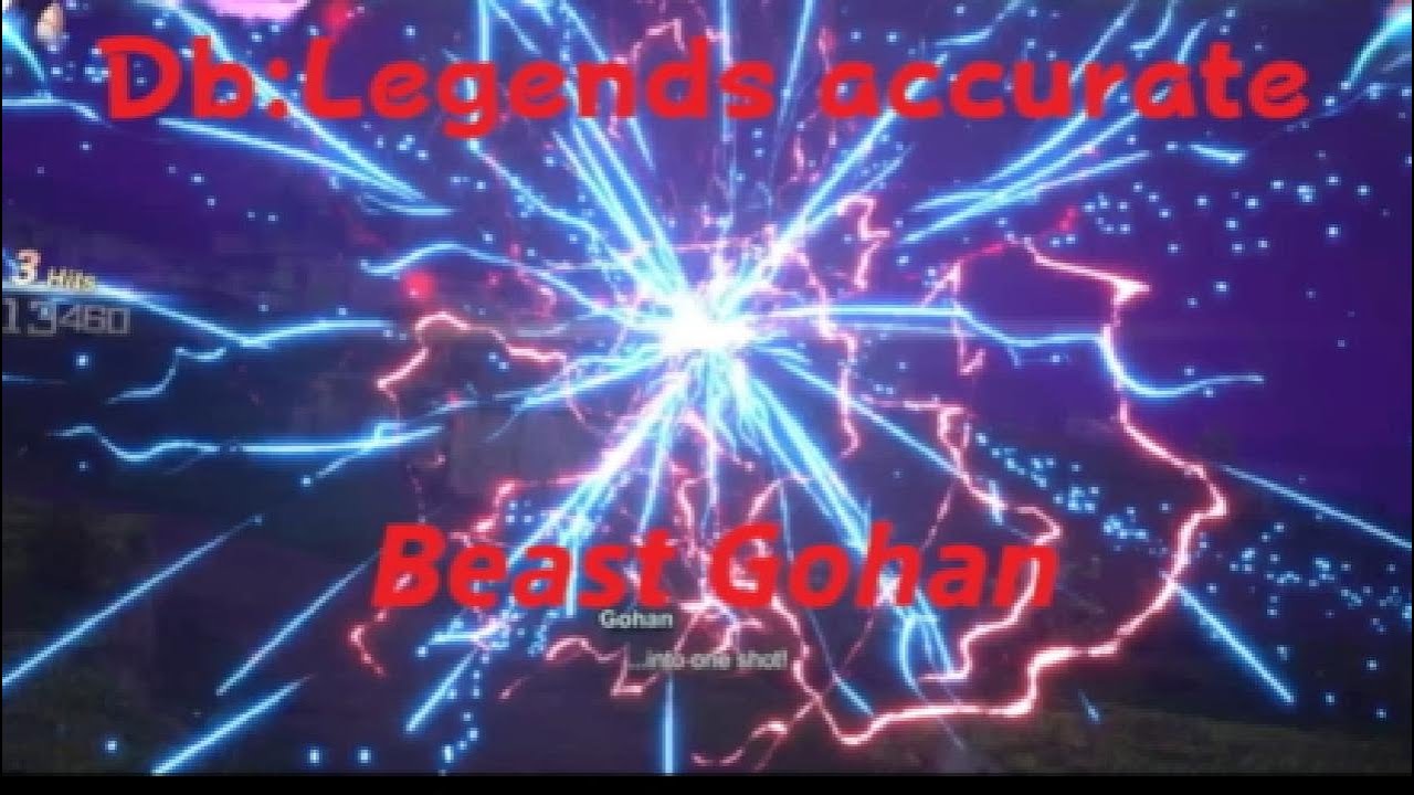 Db:Legends accurate Beast Gohan in Sparking zero