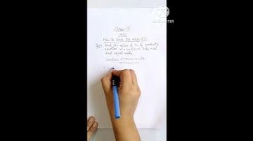 Class 10 Maths|| How to find the value of K if quadratic equation has real and equal roots,