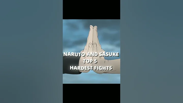 NARUTO AND SASUKE TOP 5 HARDEST FIGHTS #trending #animeedit #shorts