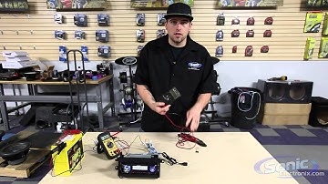 How to Use a Digital Multimeter (Checking Voltage) | Car Audio 101