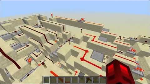 9 Tick 4 Bit Redstone Multiplier