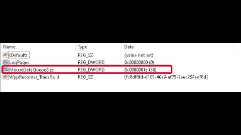 เปลี่ยน DataQueueSize ลด Input lag เมาส์